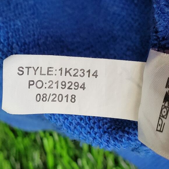 Vineyard-Vines Sweater Large 24x28 Baggy Crop Blue - Picture 8 of 14